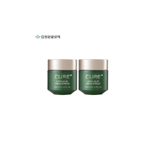 (1+1)(15+10%쿠폰+사은품) 김정문알로에 큐어 하이드라 릴리프 크림 익스트림 50g